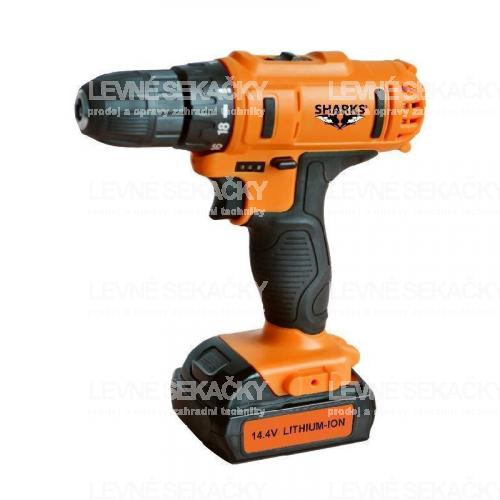 Akumulátorová vrtačka Sharks SH 1630 2x Li-Ion - SHK462